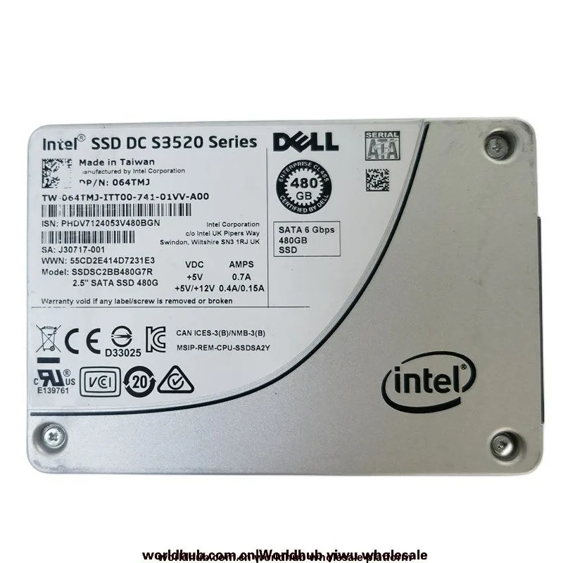 For Intel MLC SSD S3520 480G Laptop Disk Enterprise Server SSD - Hard Drives