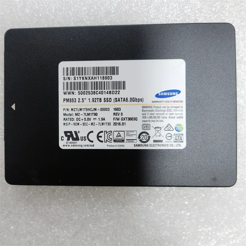 Compatible with Samsung PM883 480G 960G 1.92T SATA3 HDD SSD Enterprise SSD - Hard Drives 10