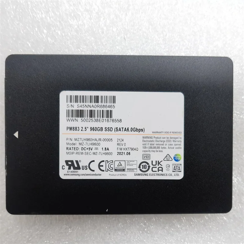 Compatible with Samsung PM883 480G 960G 1.92T SATA3 HDD SSD Enterprise SSD - Hard Drives 8