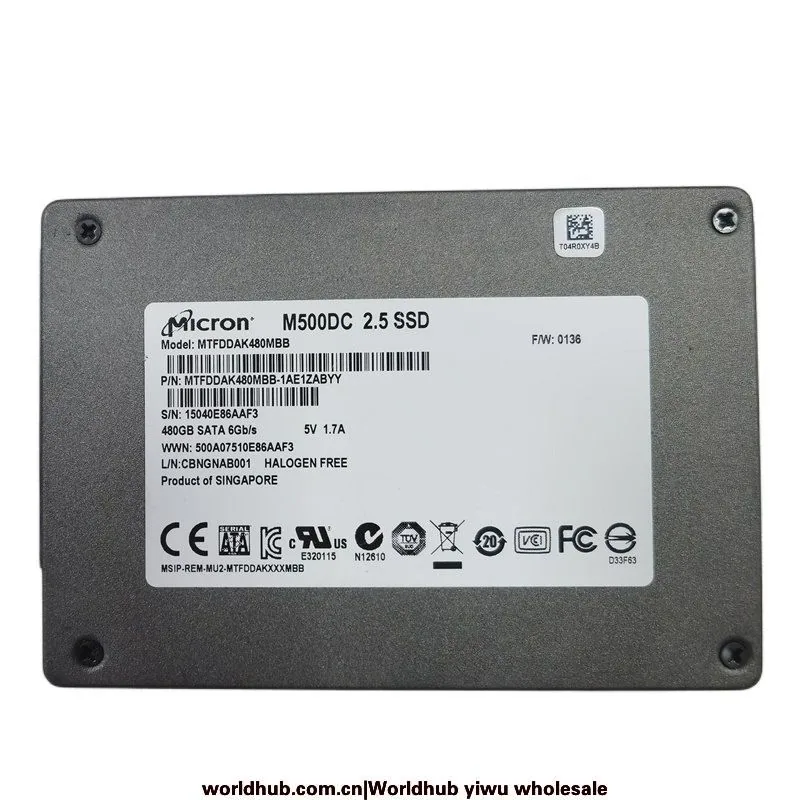 Micron M500DC 480G MLC Server Solid State Notebook 2.5 Inch HDD SSD 2