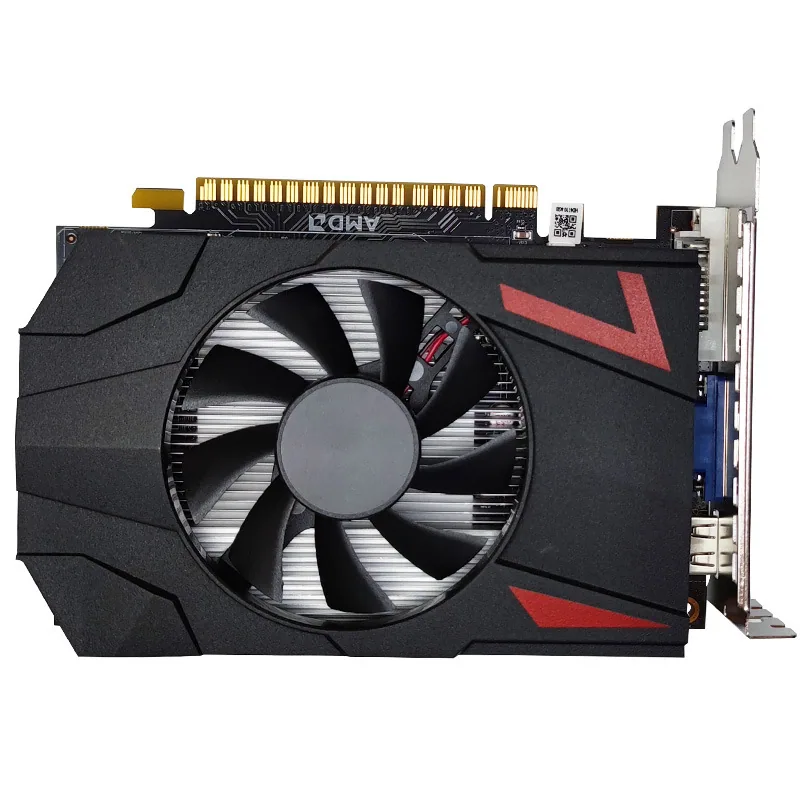 AMD گرافکس cardATI HD6770 4GB مجرد گرافکس کارڈ ڈیسک ٹاپ کمپیوٹر گیم مینوفیکچرر کھیل کے تھوک بیرون ملک ورژن 5