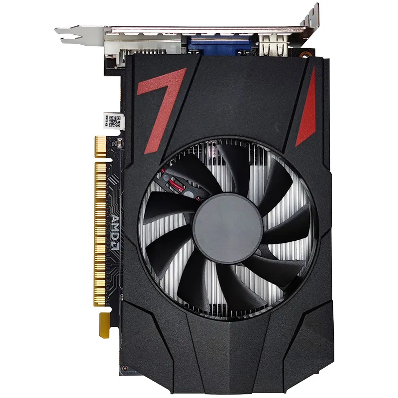 AMD گرافکس cardATI HD6770 4GB مجرد گرافکس کارڈ ڈیسک ٹاپ کمپیوٹر گیم مینوفیکچرر کھیل کے تھوک بیرون ملک ورژن 2