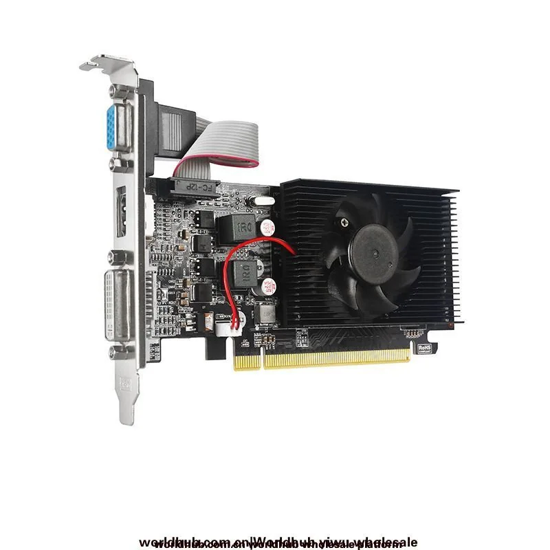 Wholesale new GT210 1G dual screen HD small chassis independent graphics card half height knife card PCI-E bright machine graphi 2