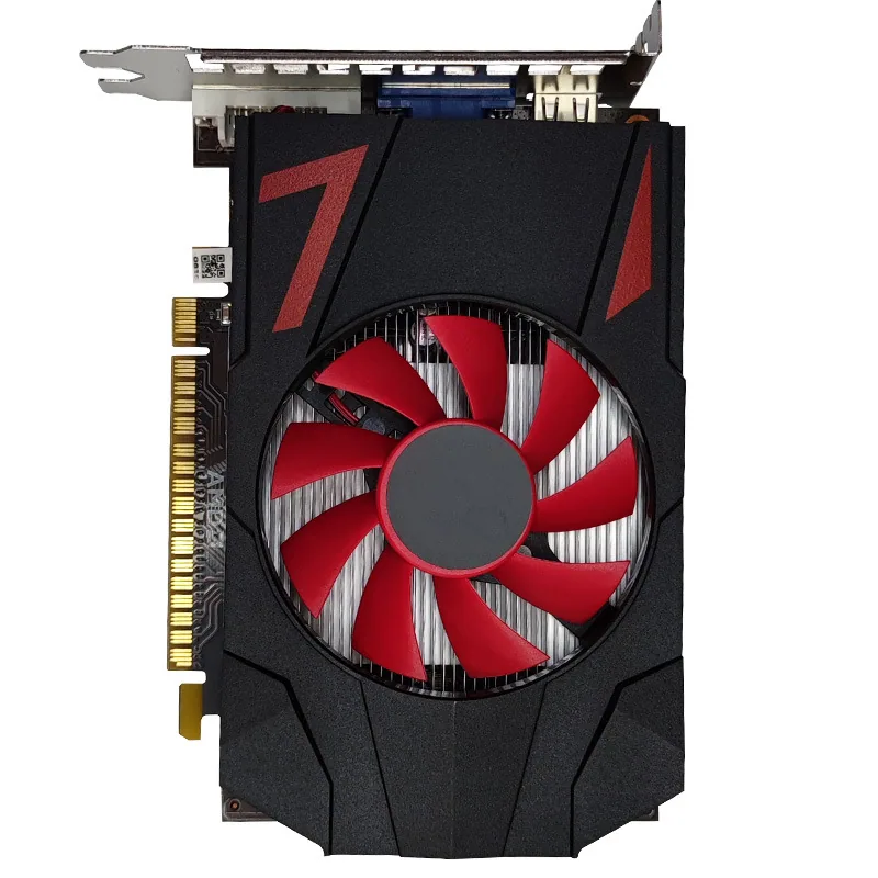 Shenzhen manufacturer wholesale graphics card HD7670 DDR5 1G independent 4G video memory free upgrade 1G HD PCI-E 6