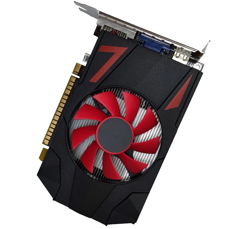 Shenzhen manufacturer wholesale graphics card HD7670 DDR5 1G independent 4G video memory free upgrade 1G HD PCI-E 3