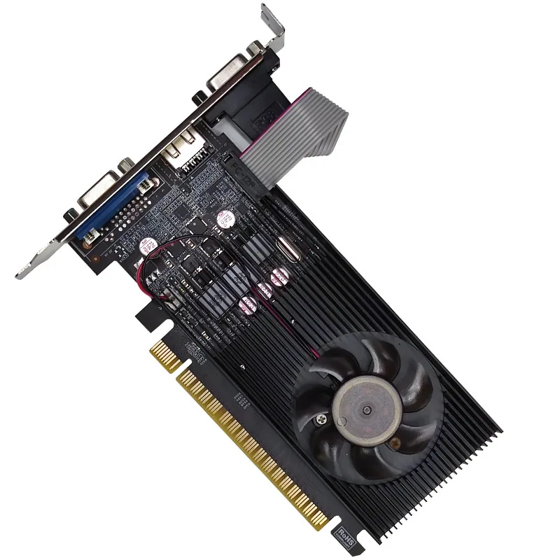 عمده فروشی جدید کارت گرافیک گسسته گیمینگ شاسی بلند GT730 DDR5 کارت گرافیک کوچک 2G کارت چاقوی نیمه قد سوپر GT630