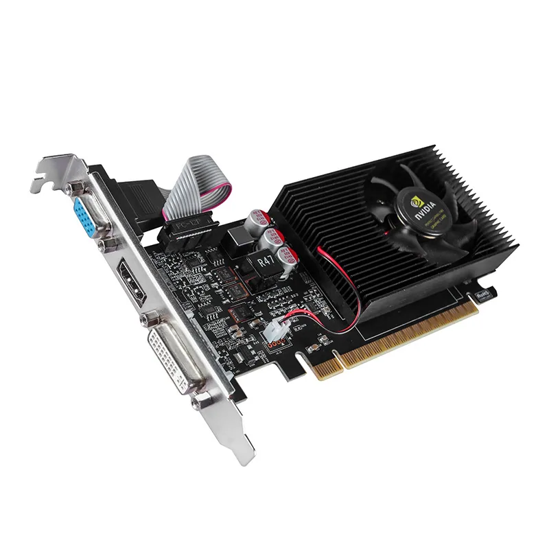 New GT220 1G Graphics Card DDR3 128bit Office Gaming Half Knife Card Discrete Graphics Card Small Chassis 220 4