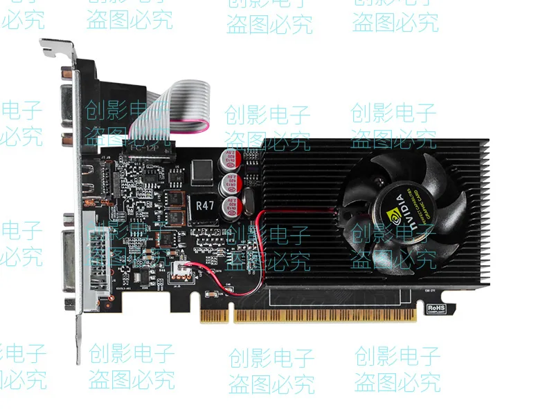 New GT220 1G Graphics Card DDR3 128bit Office Gaming Half Knife Card Discrete Graphics Card Small Chassis 220 11