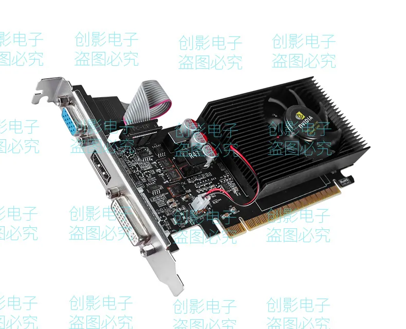 New GT220 1G Graphics Card DDR3 128bit Office Gaming Half Knife Card Discrete Graphics Card Small Chassis 220 13