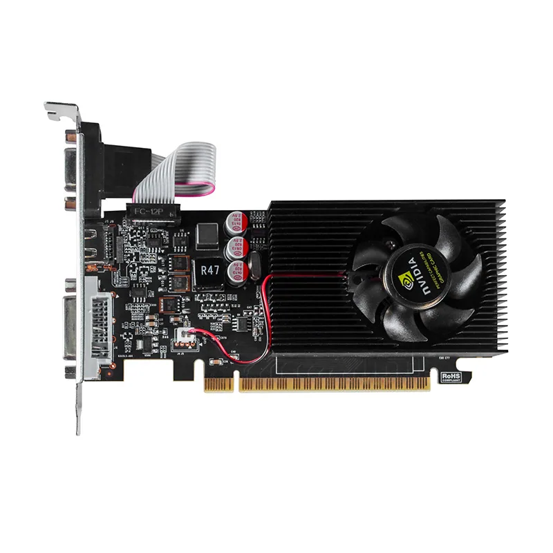New GT220 1G Graphics Card DDR3 128bit Office Gaming Half Knife Card Discrete Graphics Card Small Chassis 220 2