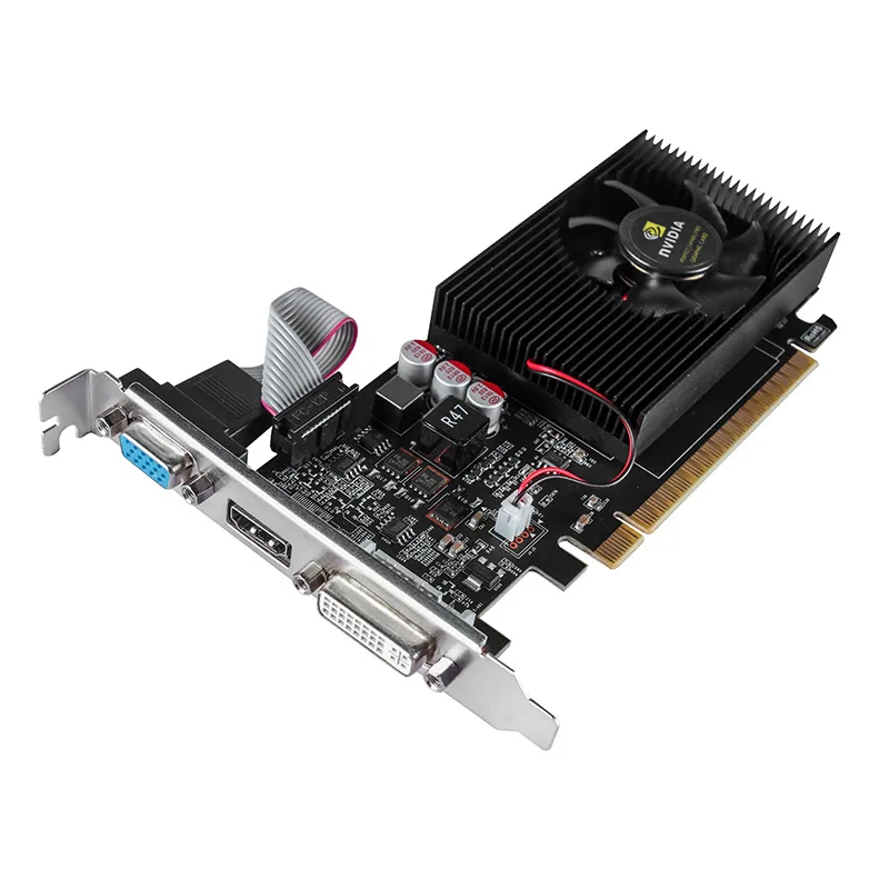 New GT220 1G Graphics Card DDR3 128bit Office Gaming Half Knife Card Discrete Graphics Card Small Chassis 220 3