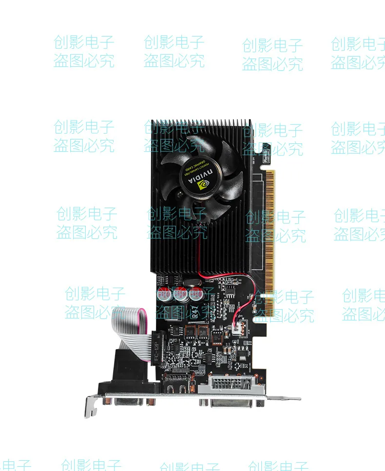 New GT220 1G Graphics Card DDR3 128bit Office Gaming Half Knife Card Discrete Graphics Card Small Chassis 220 12