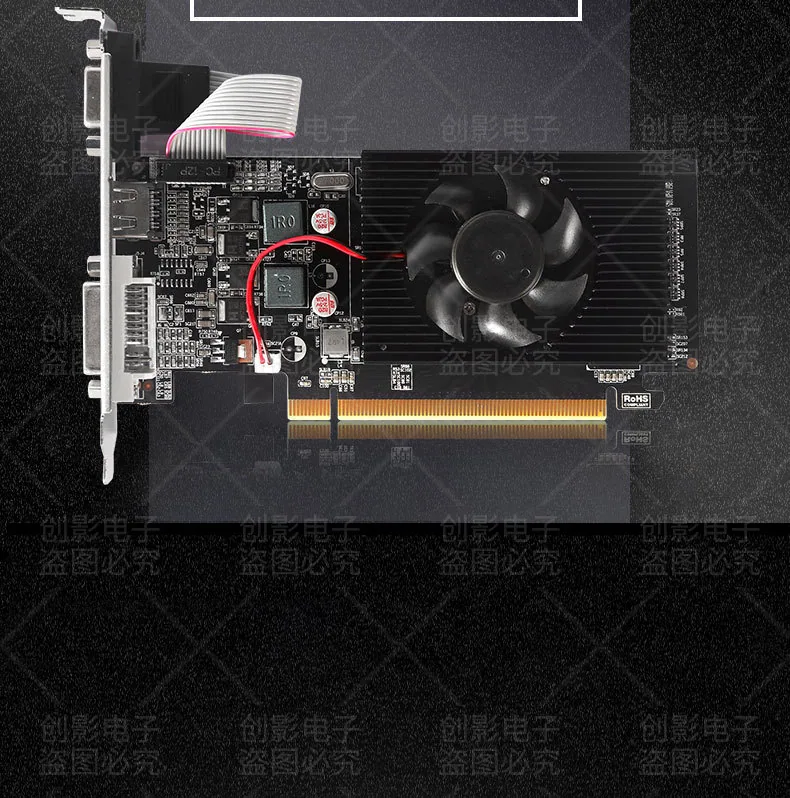 New Graphics GF9300 512M Graphics Card Small Chassis Half Height Knife Card HD Desktop PC Discrete Graphics Card 8