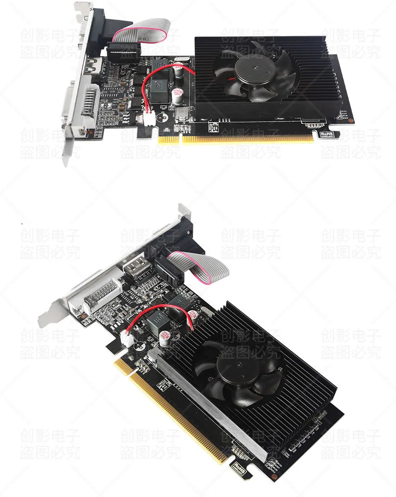 New Graphics GF9300 512M Graphics Card Small Chassis Half Height Knife Card HD Desktop PC Discrete Graphics Card 18