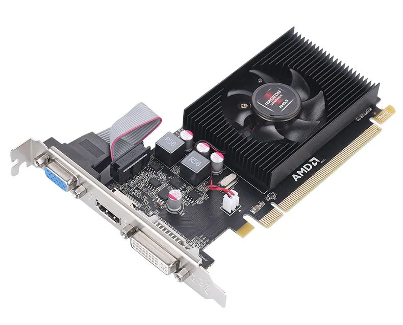 New HD7450 2GB Combat Edition D3 625/1066MHZ brand computer computer half-height discrete graphics card 2g 14