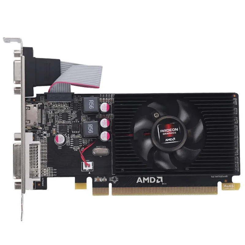 New HD7450 2GB Combat Edition D3 625/1066MHZ brand computer computer half-height discrete graphics card 2g 5