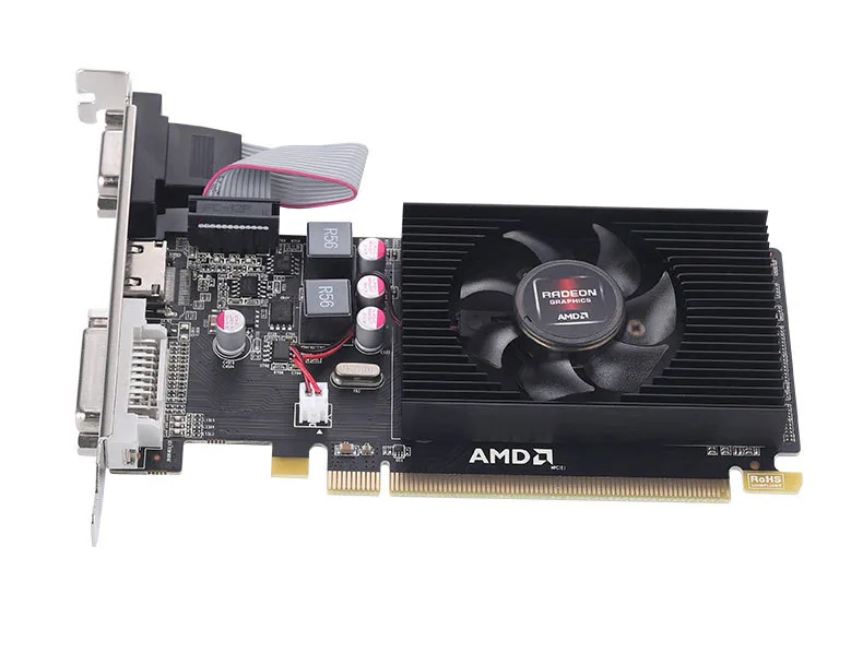 New HD7450 2GB Combat Edition D3 625/1066MHZ brand computer computer half-height discrete graphics card 2g 10