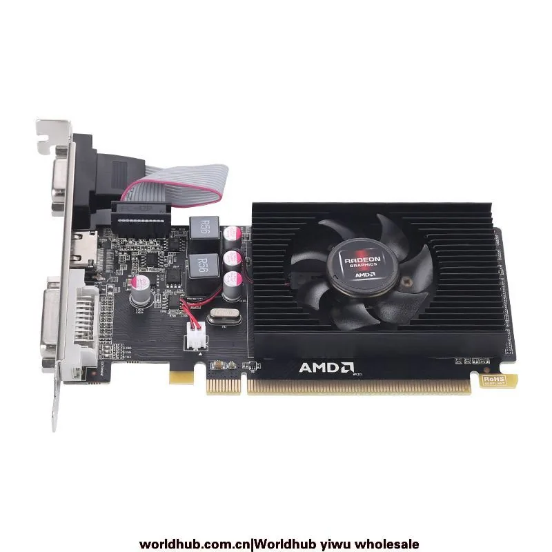 New HD7450 2GB Combat Edition D3 625/1066MHZ brand computer computer half-height discrete graphics card 2g