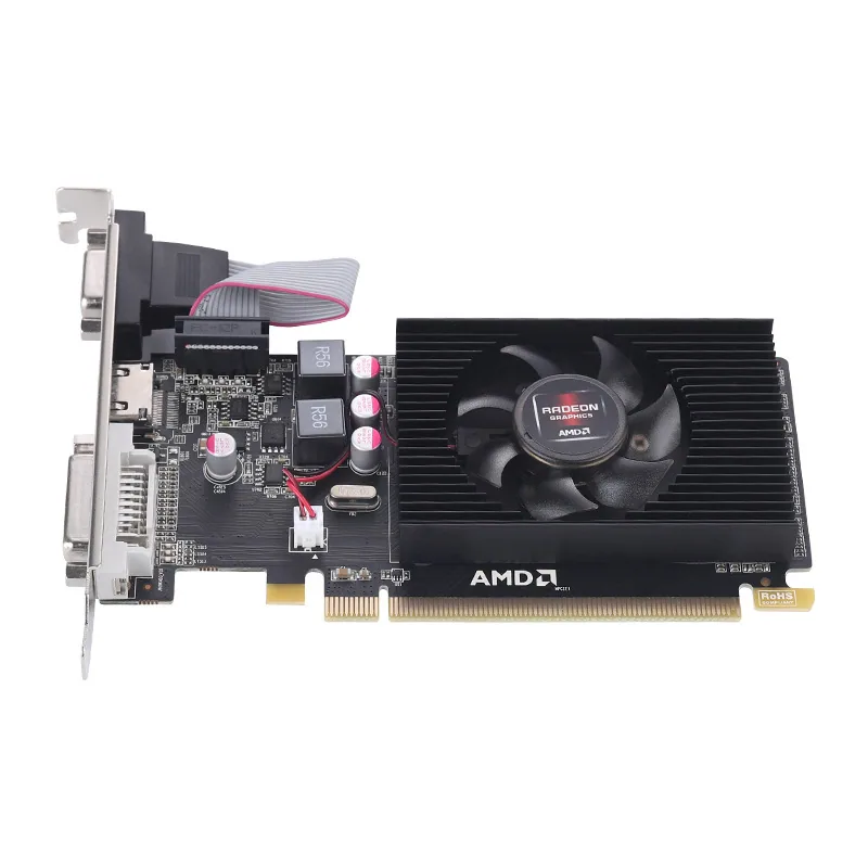 New HD7450 2GB Combat Edition D3 625/1066MHZ brand computer computer half-height discrete graphics card 2g 4