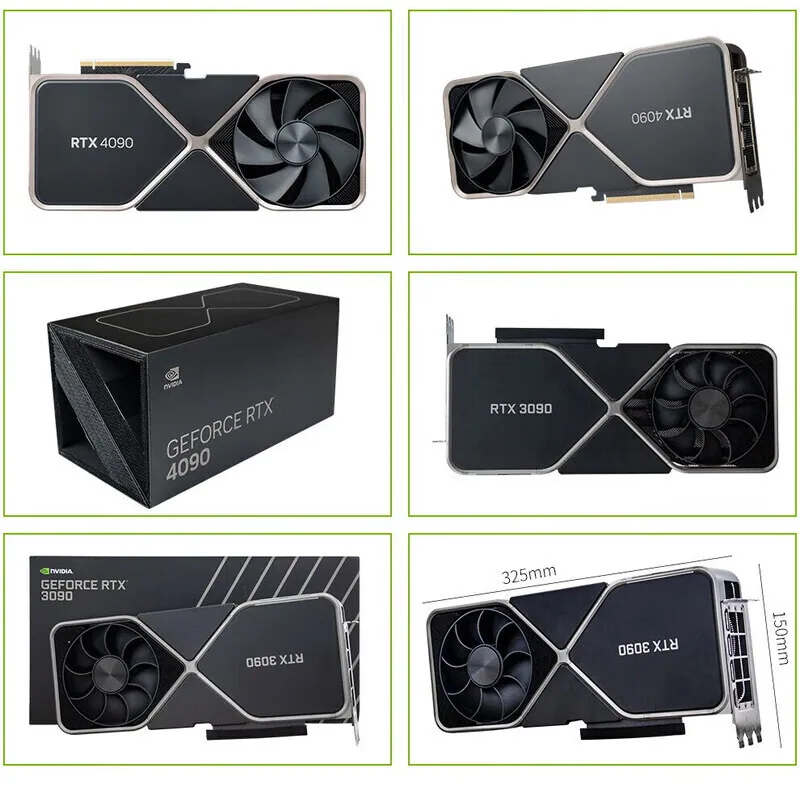 NVIDIA RTX4090 turbo AI derin eğitim büyük model profesyonel grafik kartının genel sürümü 8