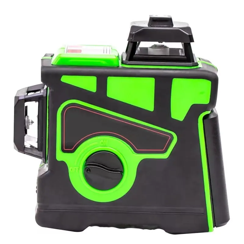 12 Line 3D Super Green Infrared Laser Level Factory Direct Wall Sticker