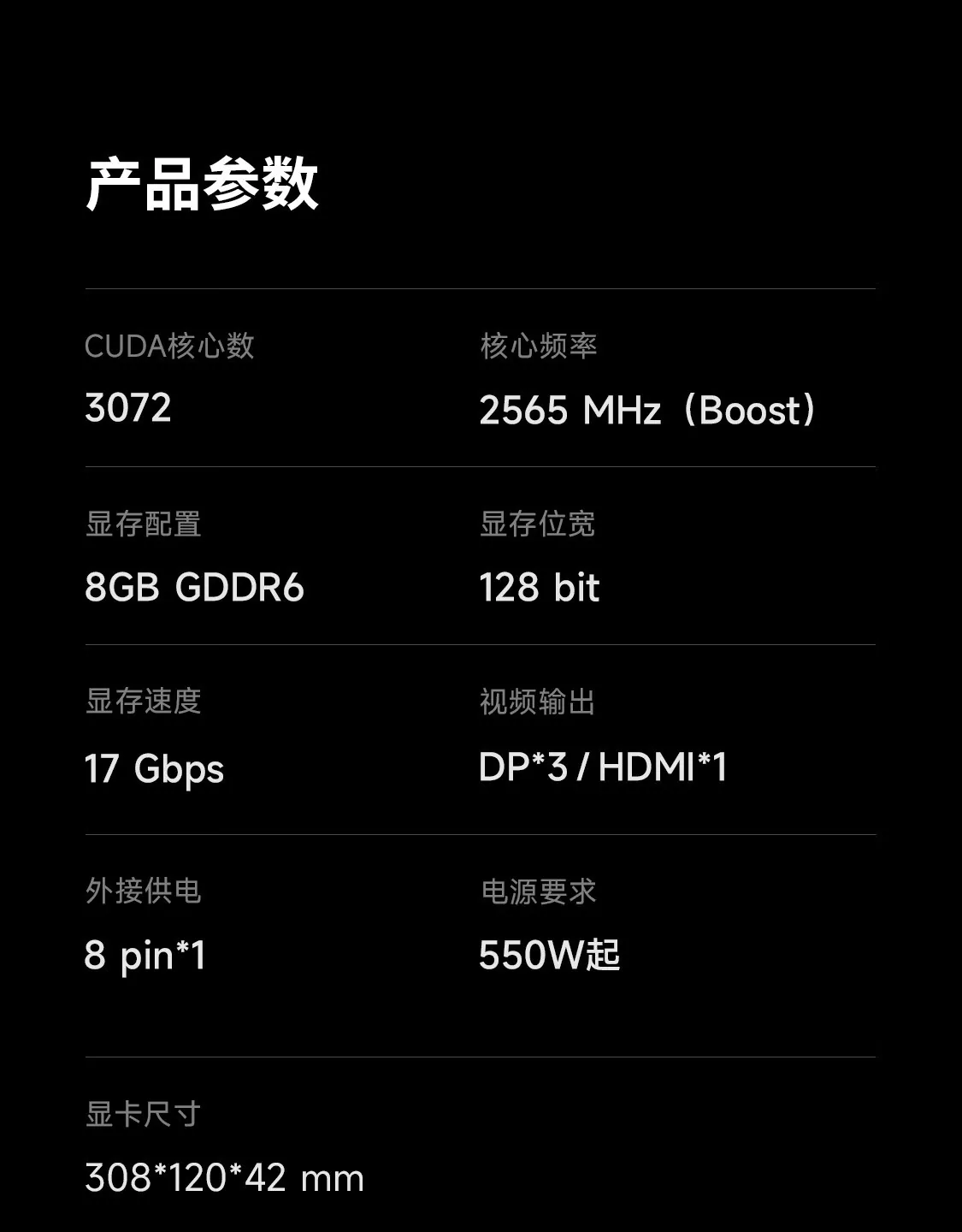 เหมาะสำหรับ MSI Wantus, GeForce RTX4060 e-sports เกมพีซีการ์ดกราฟิกแยก 7
