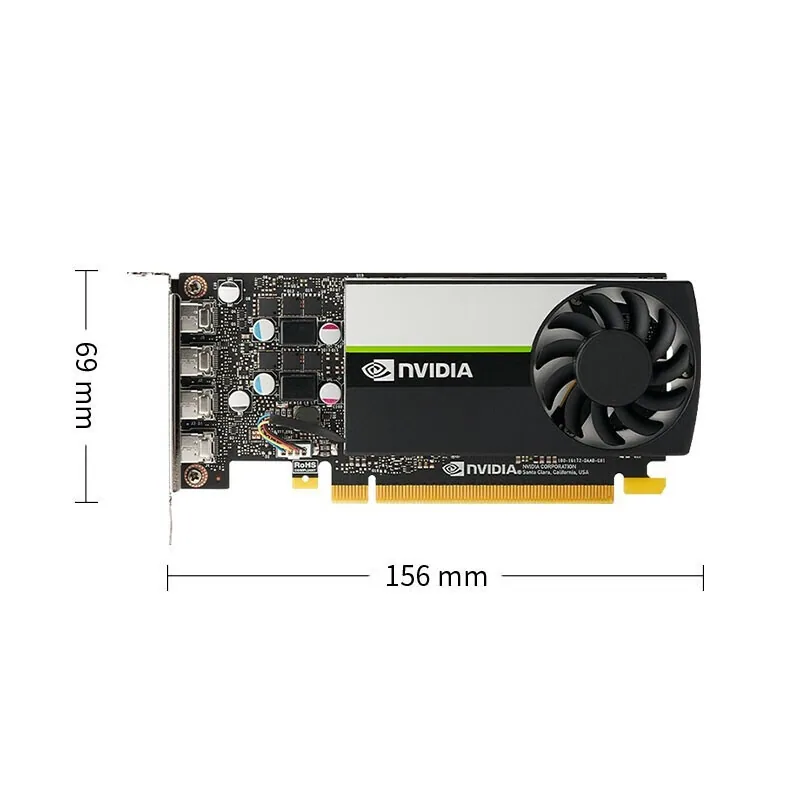 NVIDIA T1000 4G/8G GDDR6 Multi-Screen/Flat Graphics Design Rendering Professional Graphics Card 5