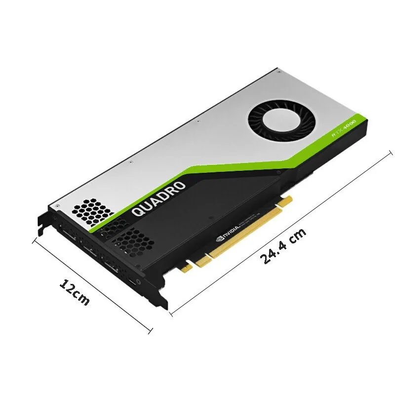 Pemodelan NVIDIA RTX4000 8G baru merender kartu grafis profesional komputer desktop pasca-tahap 3