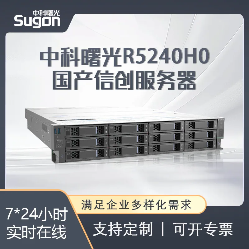 Sugon Zhongke Controllable R5240H0 2U rackmount domestic server 6