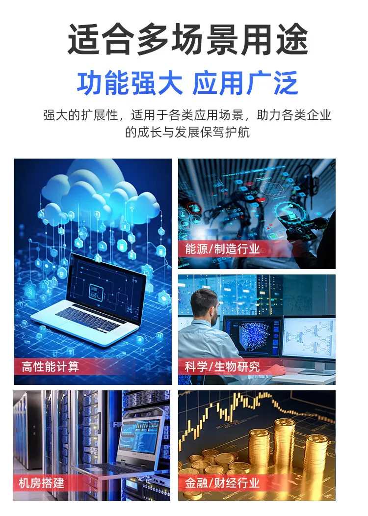 It is suitable for Dell R540 rackmount server GPU computing deep learning 2U dual-socket storage host 10
