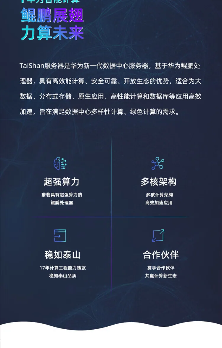 Untuk pelayan dwi-soket Huawei (TaiShan 200) 2280 2U 10