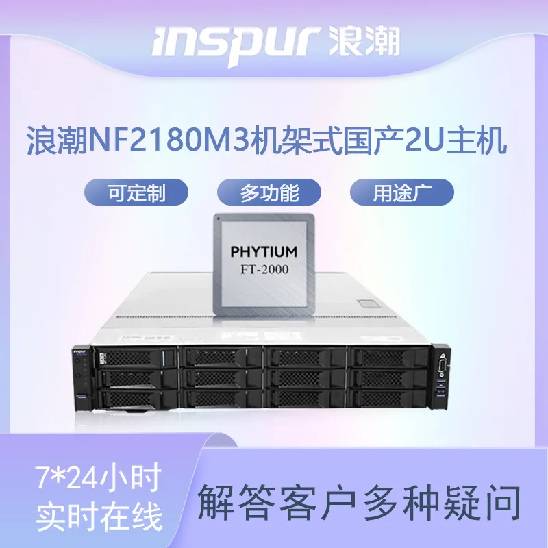 Inspur NF2180M3 rack-mounted domestic 2U host is suitable for Xinchuang servers 6