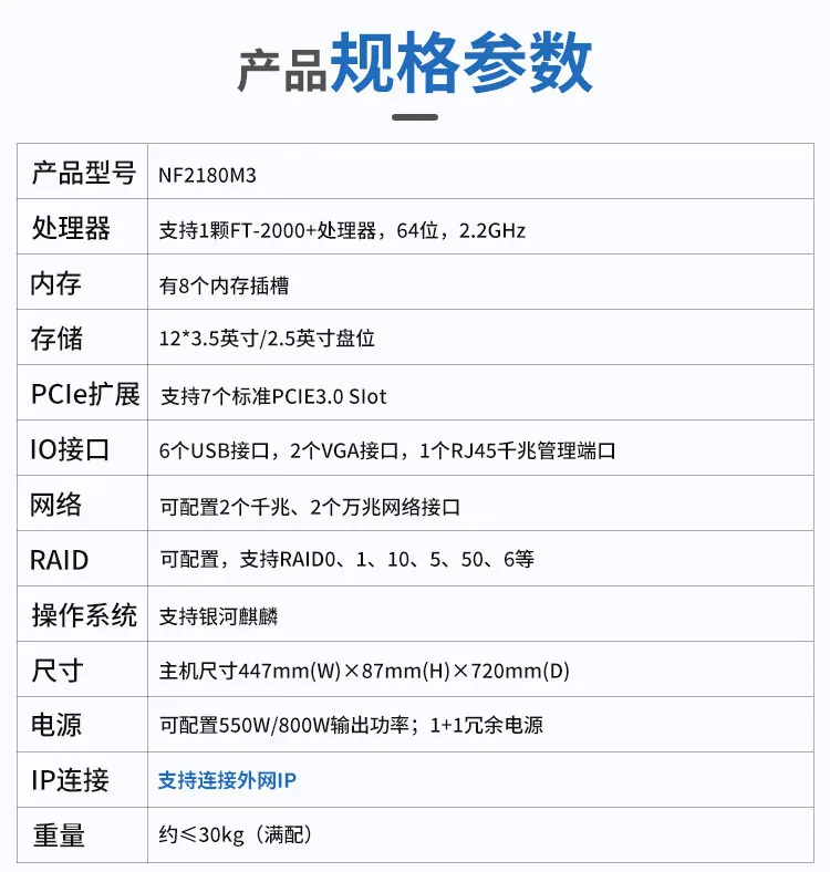 Inspur NF2180M3 rack-mounted domestic 2U host is suitable for Xinchuang servers 10
