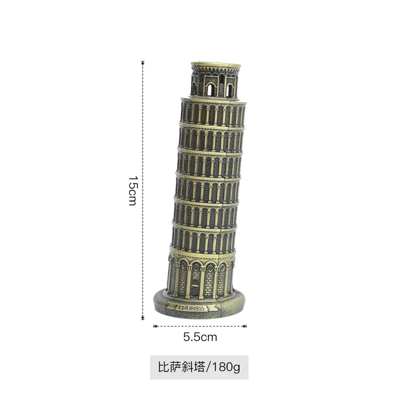 Iron landmark architectural model, small crafts, Eiffel Tower, creative home, living room, wine cabinet decorations, ornaments 9