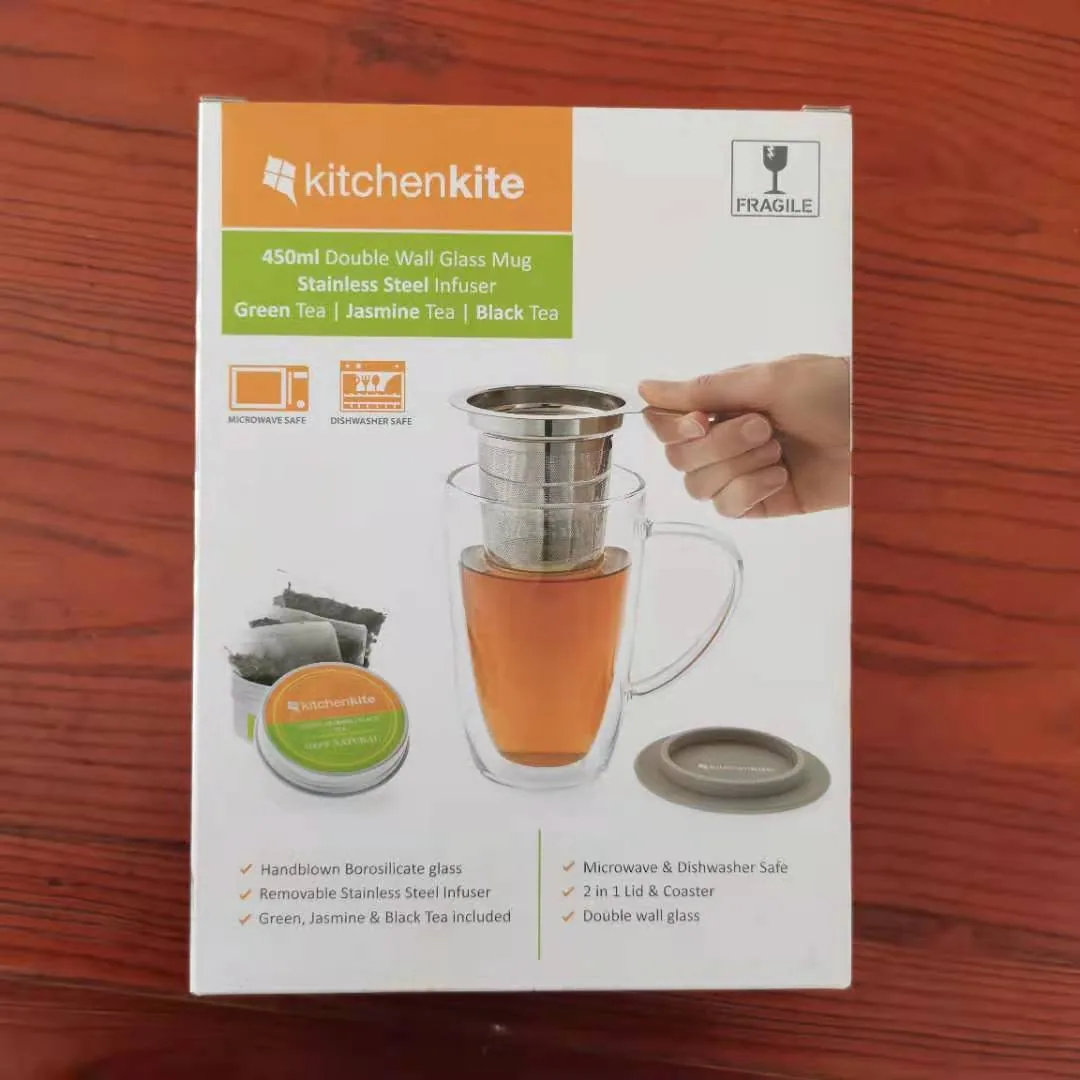Source factory thermos cup paper box glass cup color box high windshield product gift box large discount 6