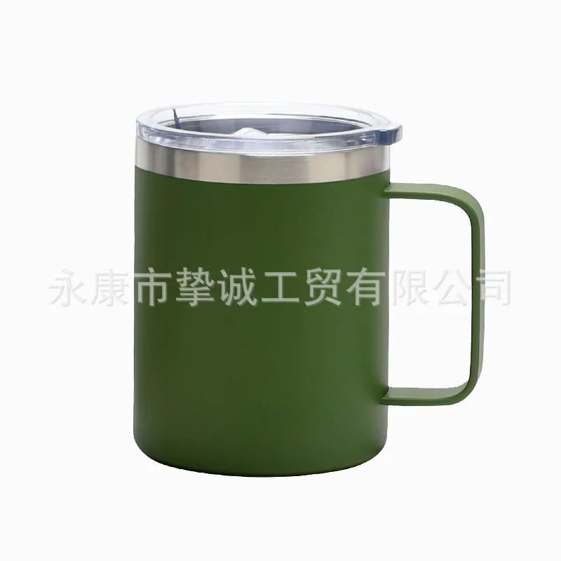 12oz stainless steel mug for Amazon exclusively for thermos mug, handle mug, office mug, coffee mug, milk mug 13