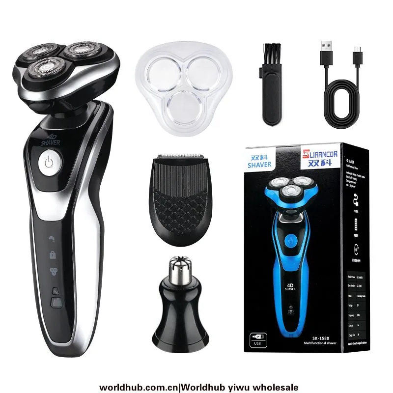 New Double Subject Electric Shaver Full Body Wash Shaver Men's Multifunctional 3-in-1 Shaver Manufacturer 2
