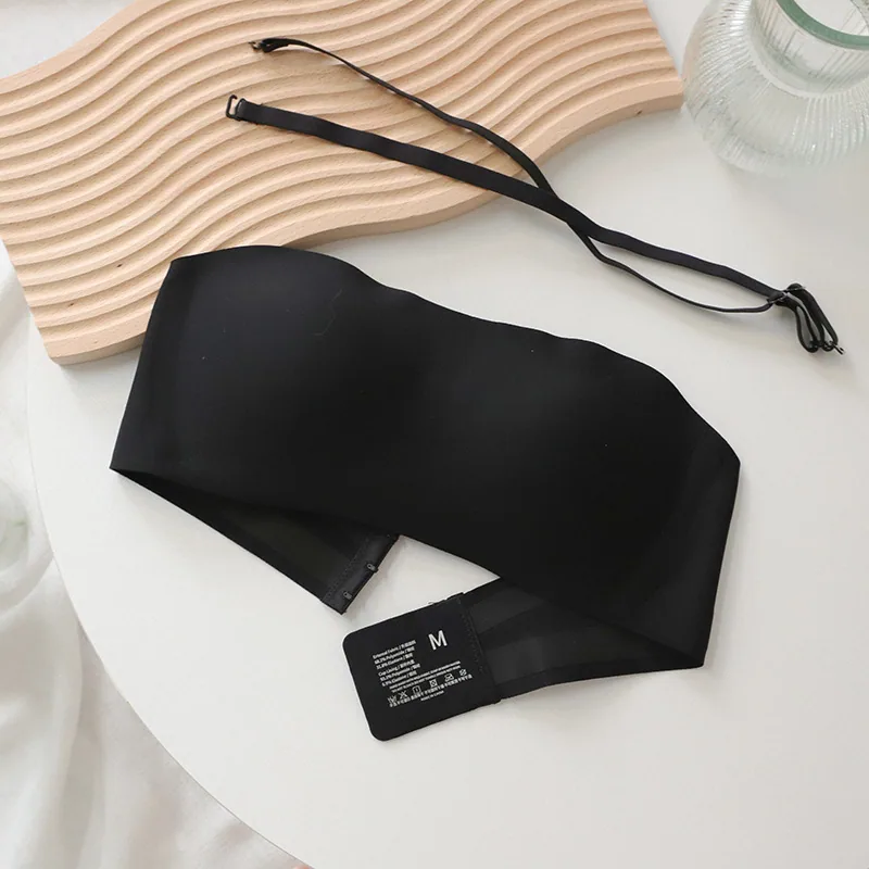 Running volume direct sales, thin suspension bandeau small breasts gather to show off large traceless underwear, women's anti-sa - Other Underwear 4