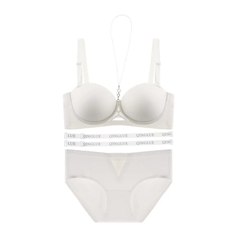 Original glossy non-marking small egg sexy underwear strapless halterneck beautiful back new bra cross-border foreign trade 6