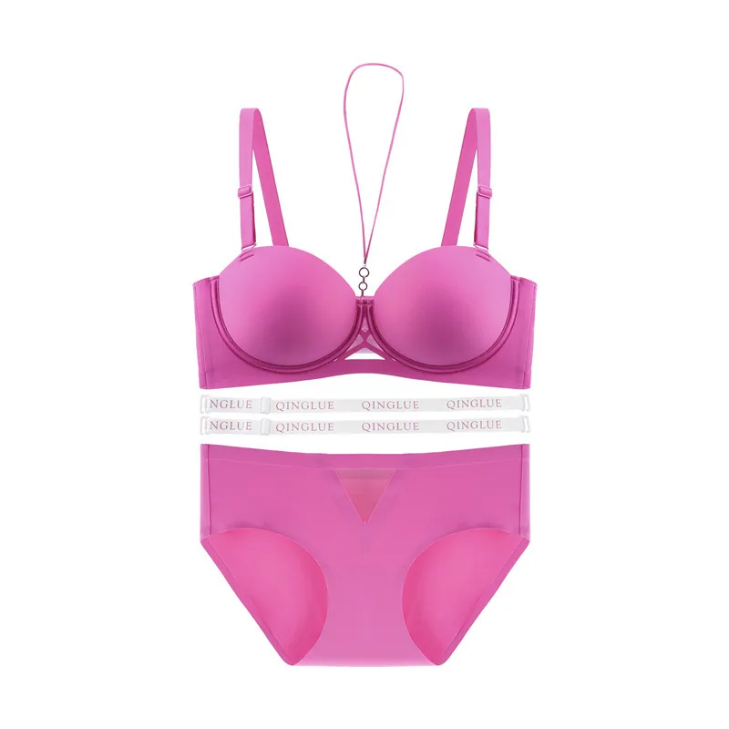 Original glossy non-marking small egg sexy underwear strapless halterneck beautiful back new bra cross-border foreign trade 8
