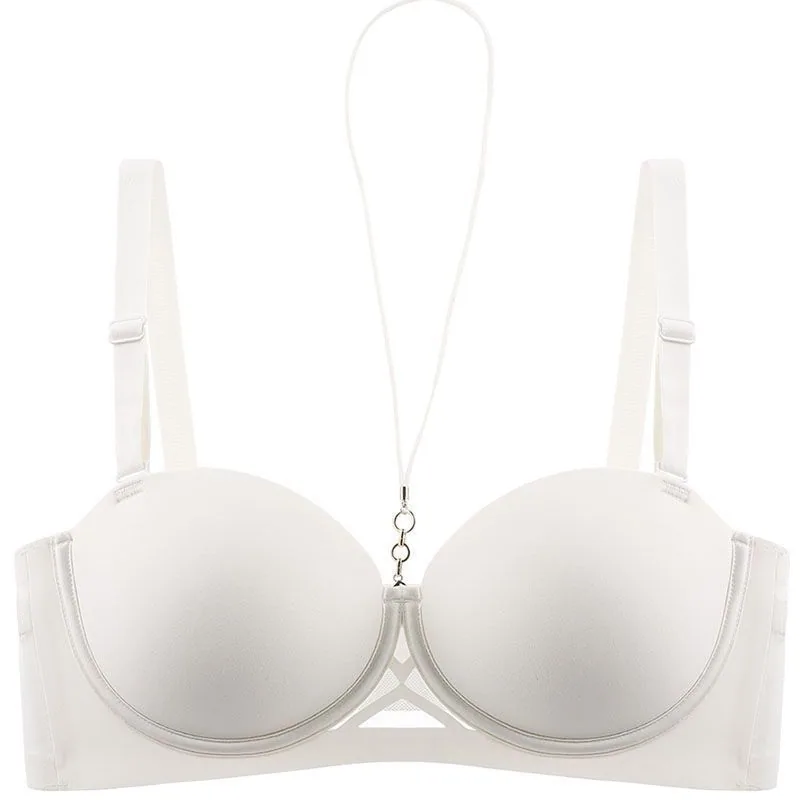 Original glossy non-marking small egg sexy underwear strapless halterneck beautiful back new bra cross-border foreign trade 2