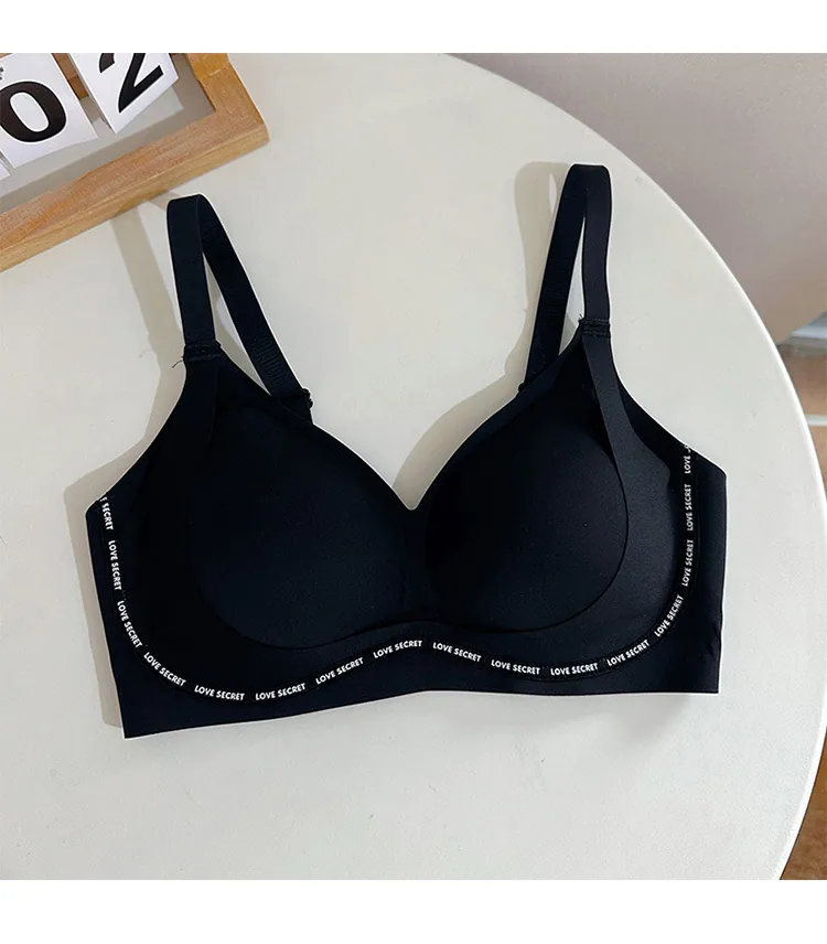 Lift seamless underwear women's underwire bra small breasts show big gathering to gather the side breasts to prevent sagging fix 5