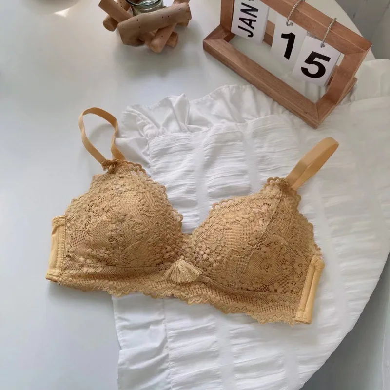 Underwear women's new small breasts gathering, anti-sagging, breast lifting, anti-expansion, student bra, big breasts, small and 5