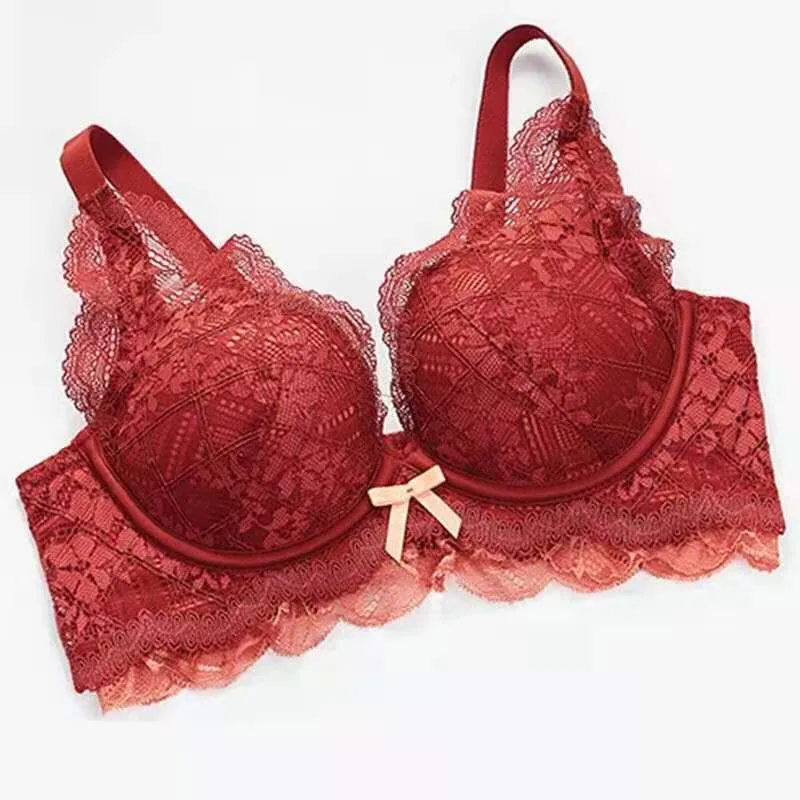 Small-breasted underwear women's comfortable gathering adjustment type retracted accessory breast support bra set 3