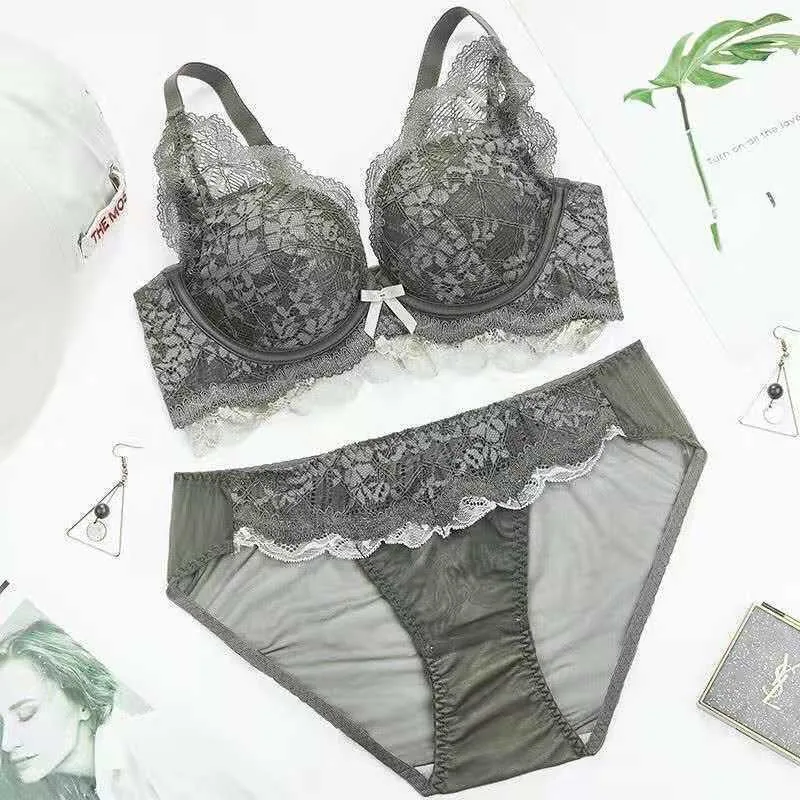 Small-breasted underwear women's comfortable gathering adjustment type retracted accessory breast support bra set 6
