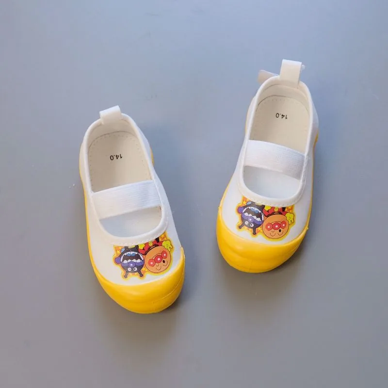 Spring and autumn export to Japan foreign trade children's frozen square mouth canvas shoes boys and girls kindergarten indoor s 3