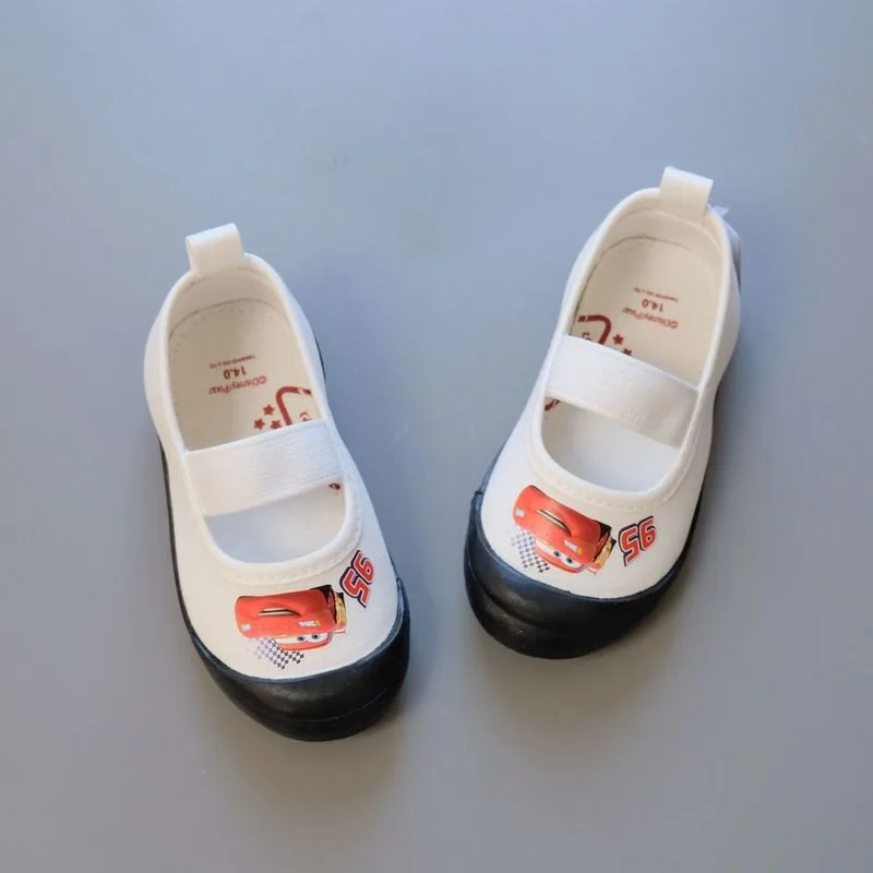 Spring and autumn export to Japan foreign trade children's frozen square mouth canvas shoes boys and girls kindergarten indoor s 2