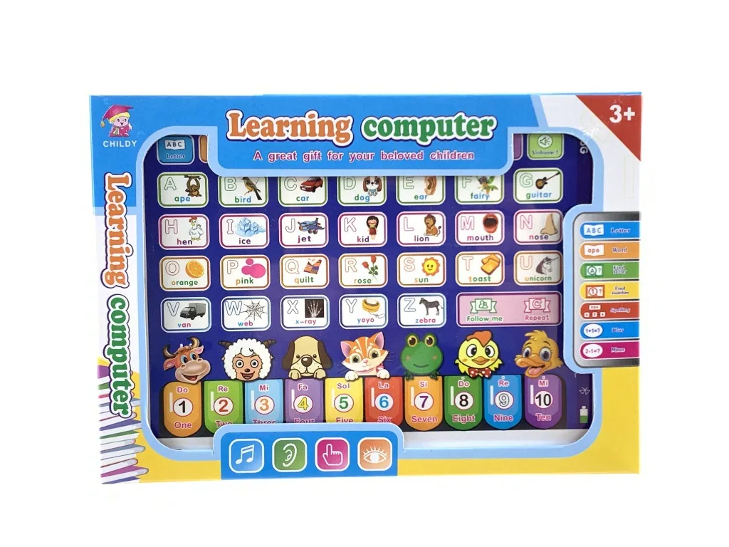 Cross-border supply of foreign trade puzzle early education machine, children's smart play audio learning machine, explosive tab 4