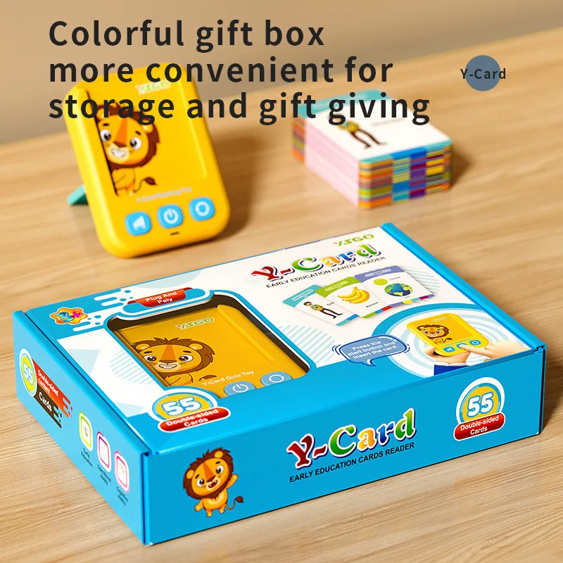 Cross-border Russian new product English card insertion machine Russian children's educational toy voice book Russian card learn 3