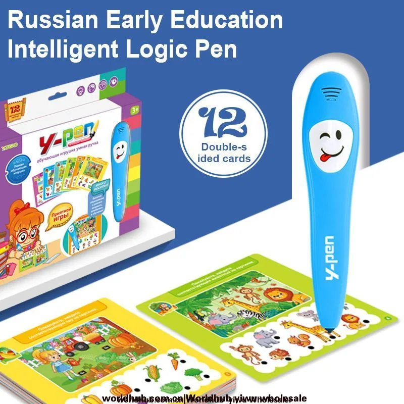 Russische grenzüberschreitende multifunktionale Früherziehung Logik Lernstift Kinder Früherziehung Lernspielzeug Kinder